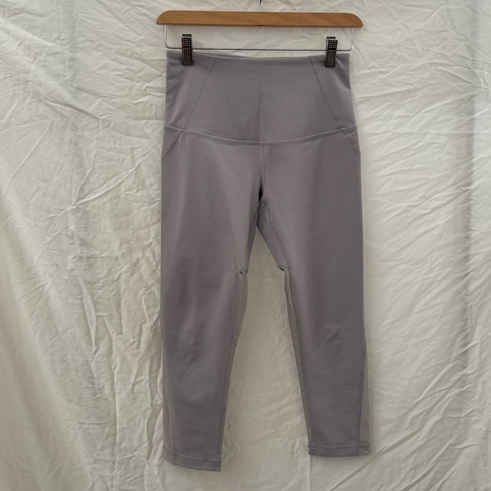 Zella Light Gray/Light Purple Leggings
